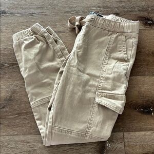 Rewash Light Brown Cargo Jogger Pants. Size Small